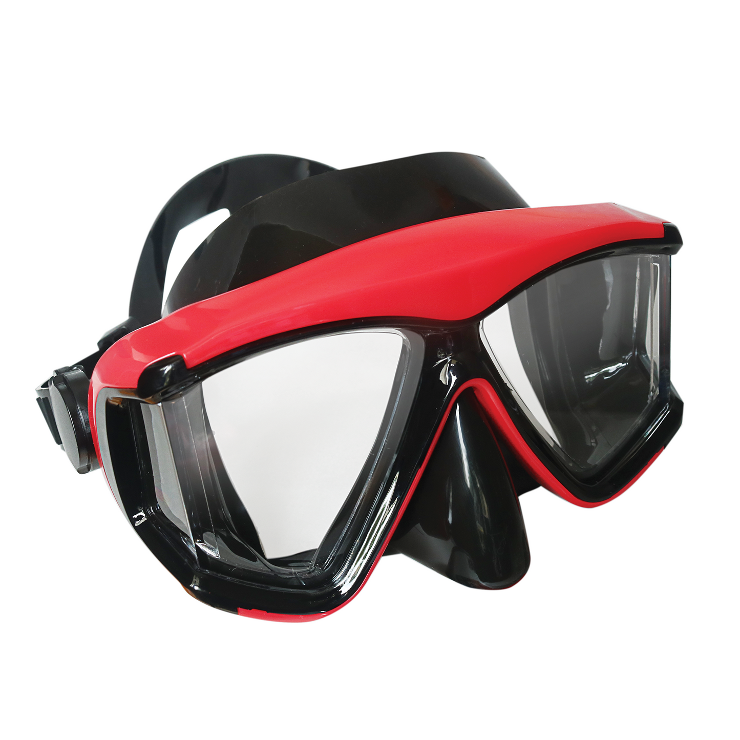 red rouge case étui premium only seul tuba snorkel