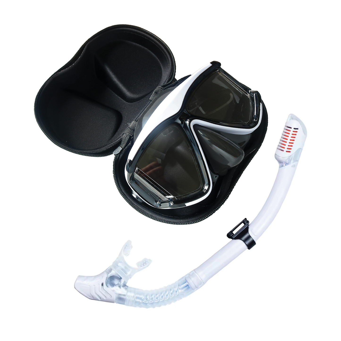 white blanc tuba snorkel