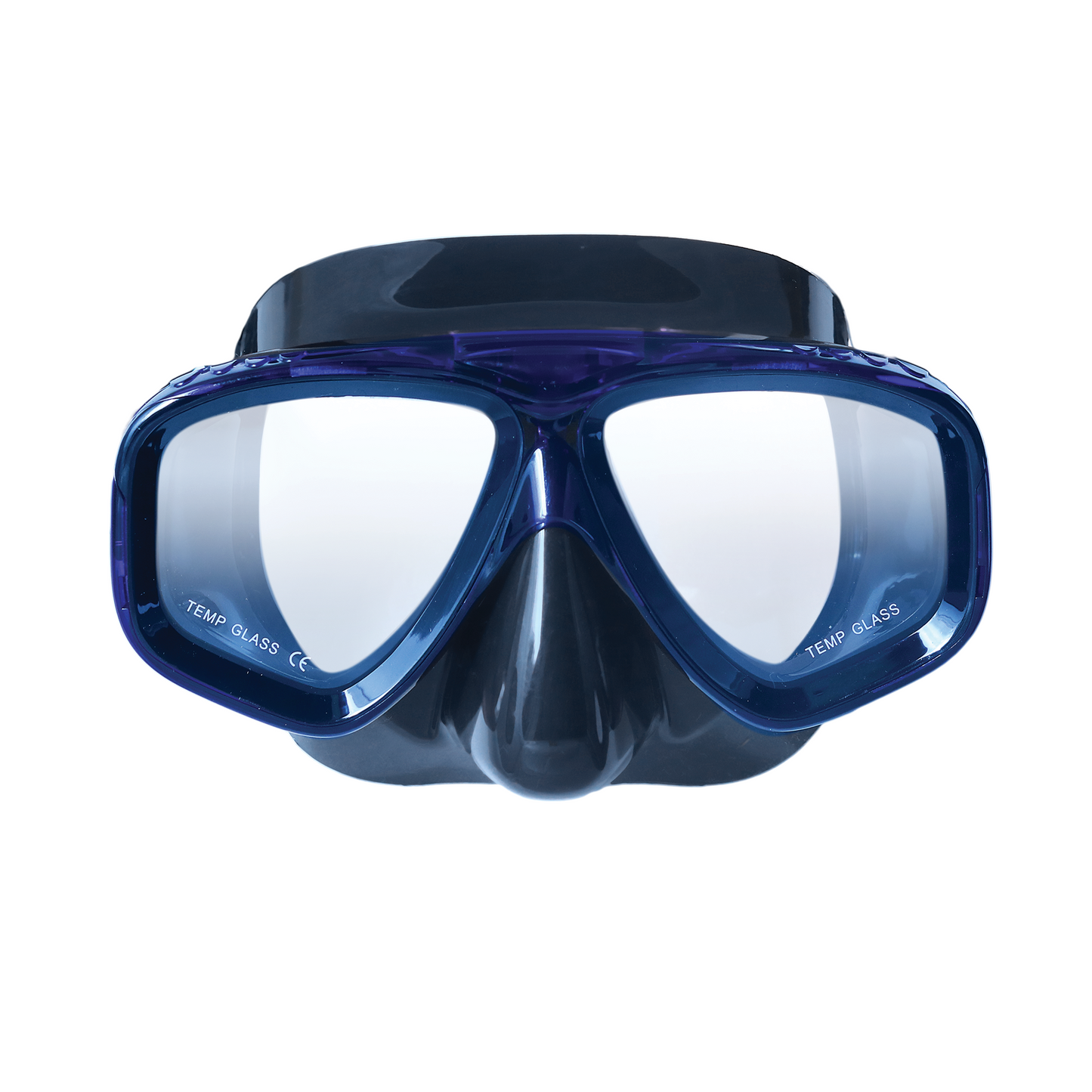 blue bleu only seul tuba snorkel etui case