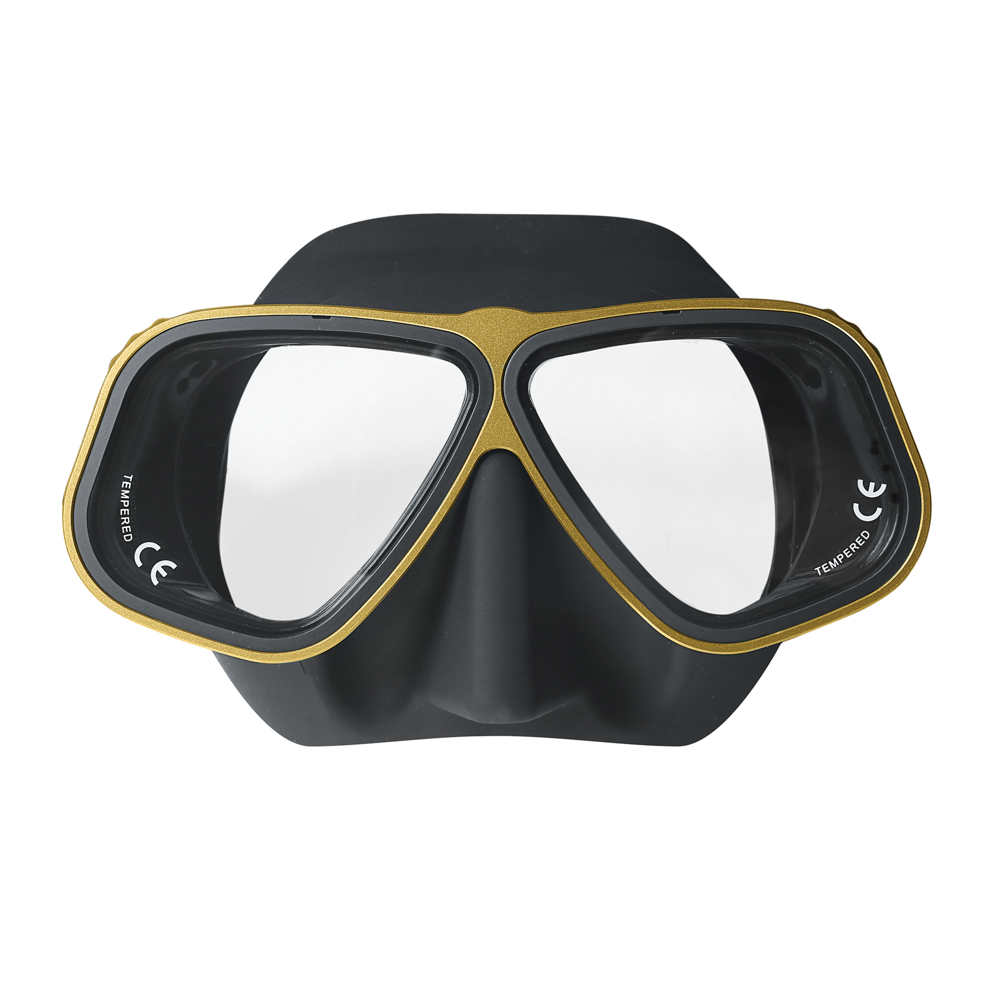 gold doré
snorkel tuba 
case étui