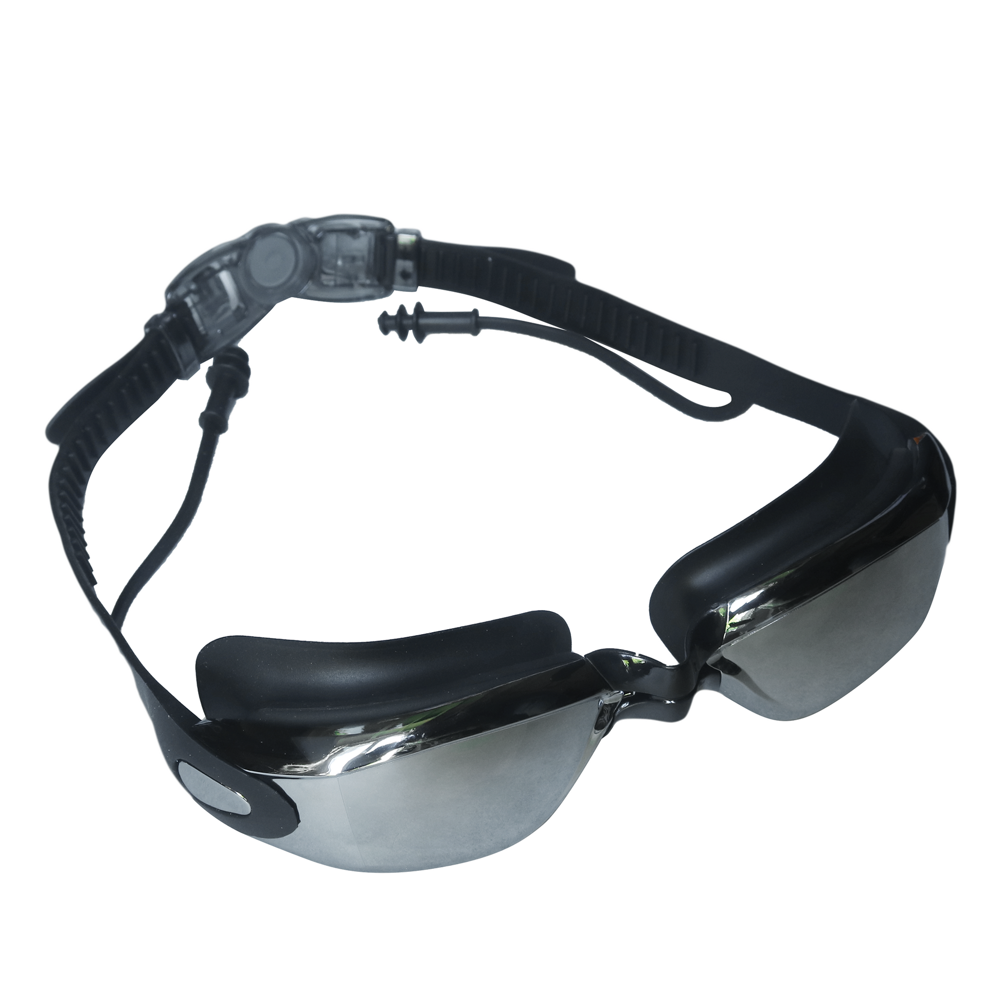 corrective swim goggles SILVERS – Prescription Swim Goggles with Built-in Earplugs – Beseas