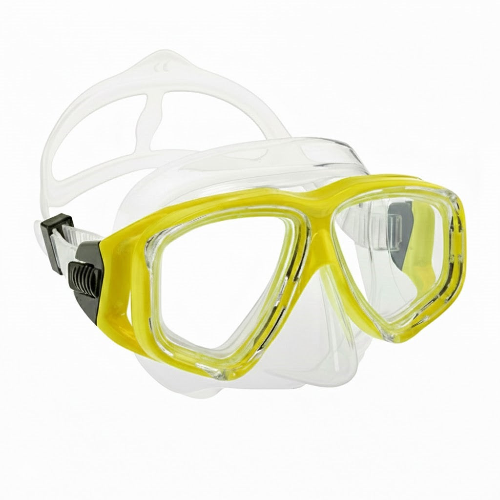 yellow jaune
case étui 
premium 
only seul 
tuba snorkel