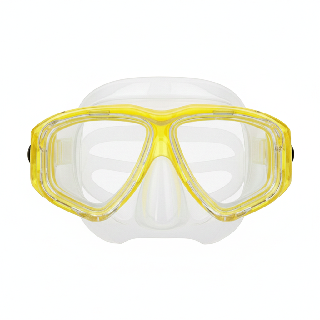 yellow jaune
case étui 
premium 
only seul 
tuba snorkel