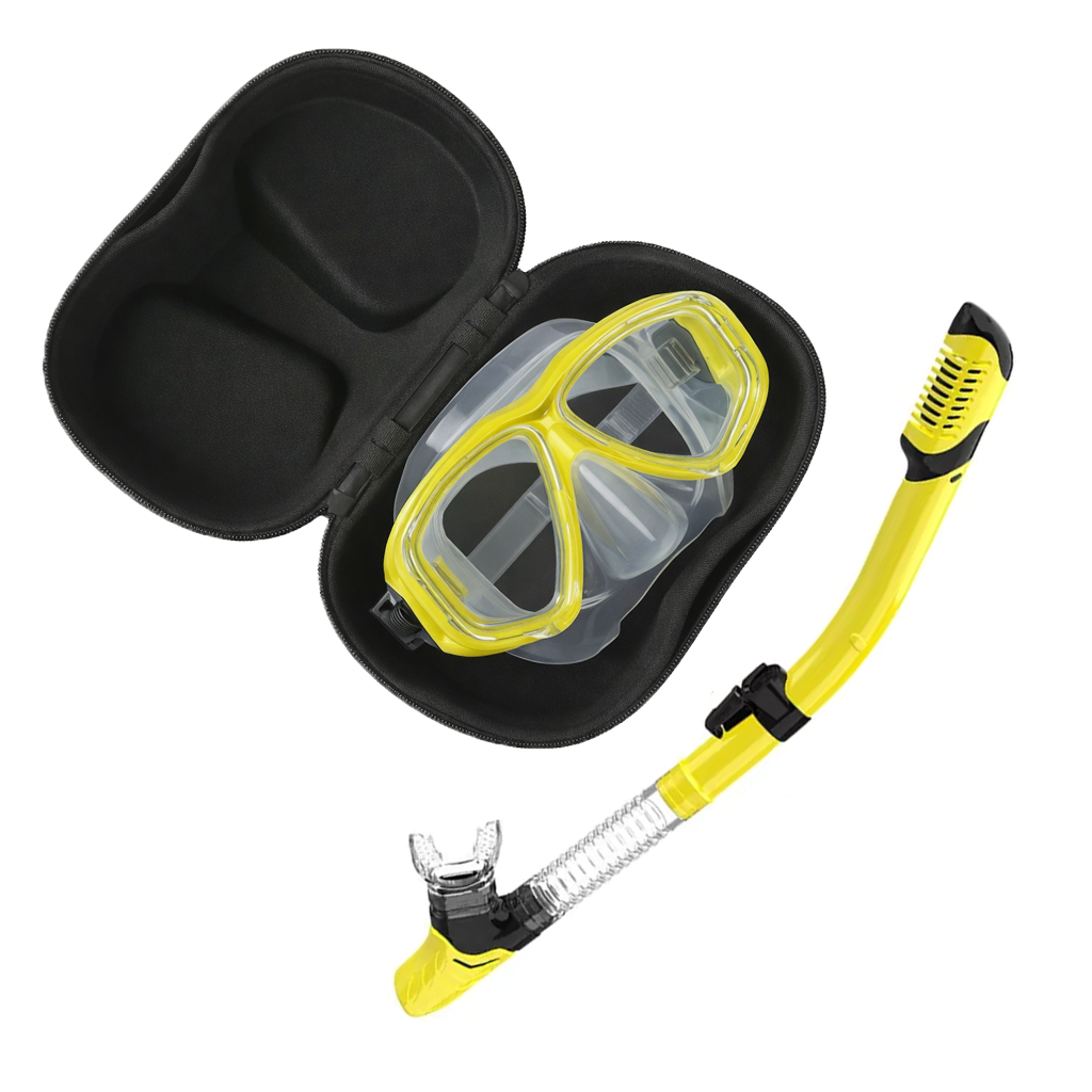 yellow jaune snorkel tuba